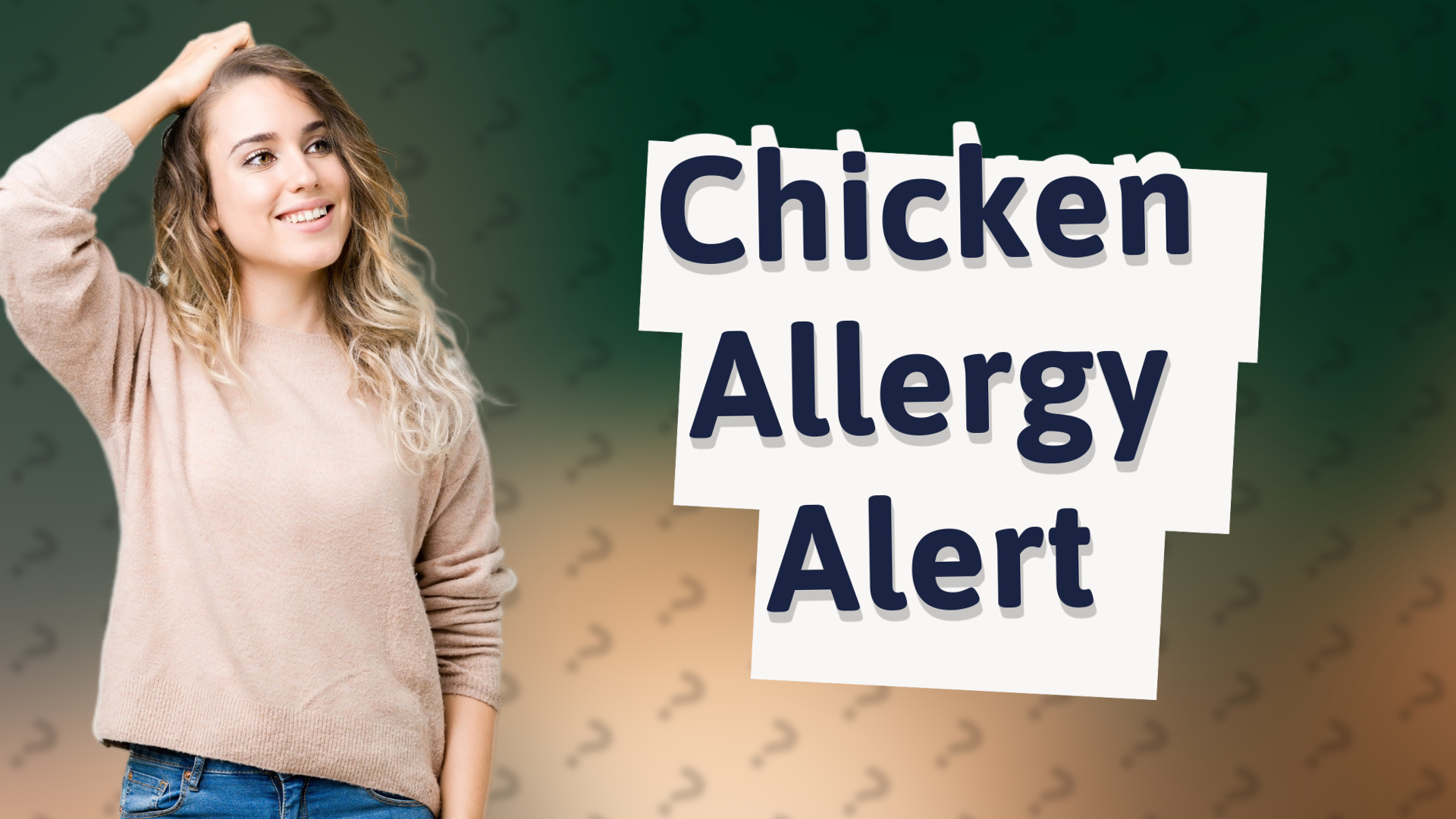 Chicken Allergy Alert