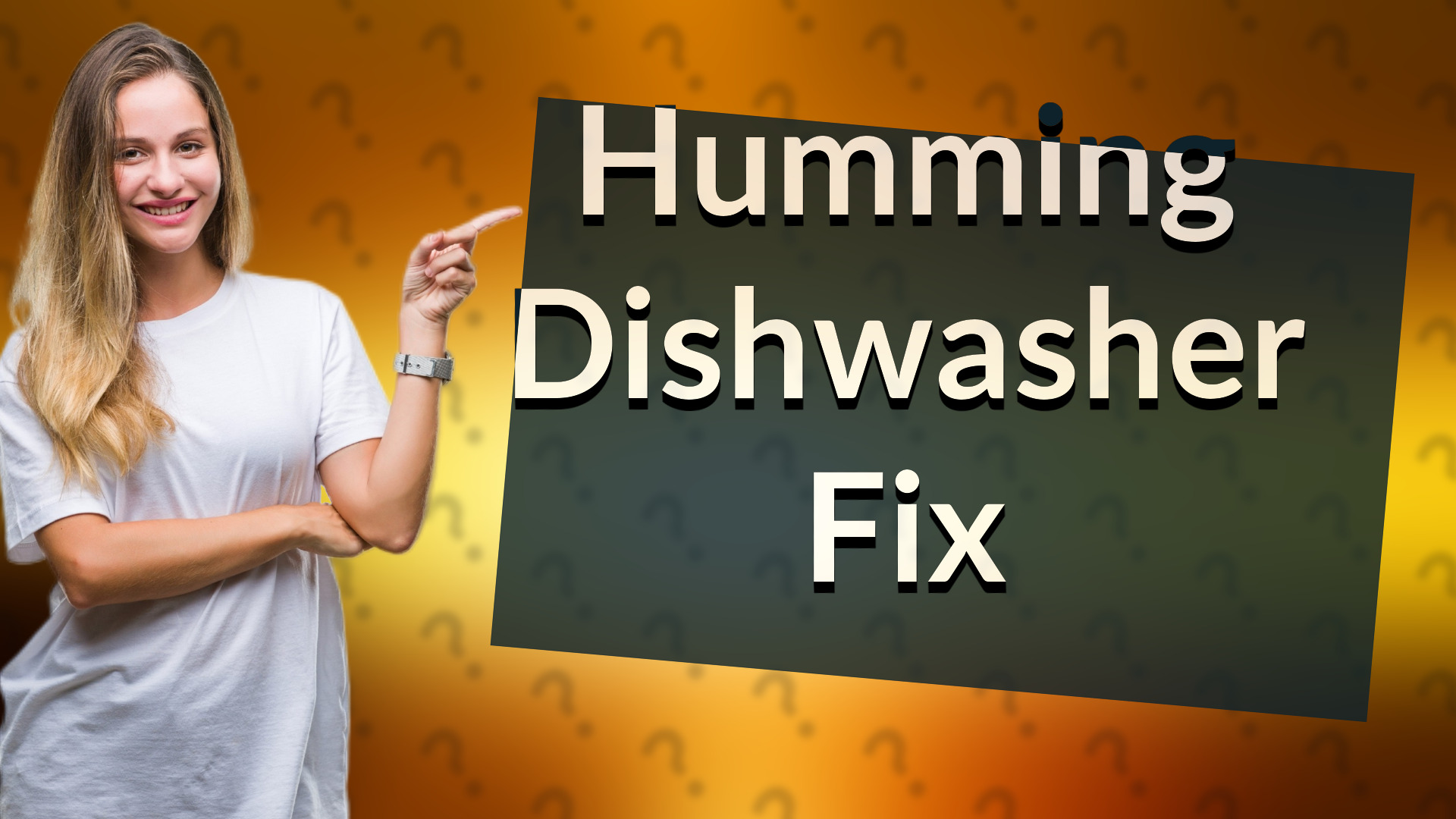 Humming Dishwasher Fix
