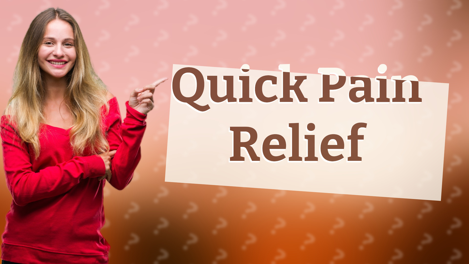 Quick Pain Relief