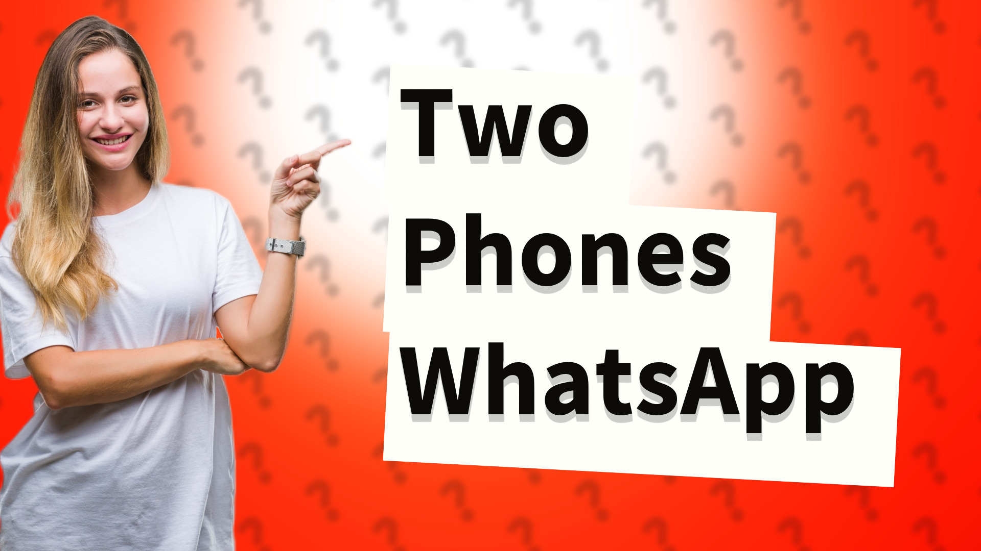 Two Phones WhatsApp