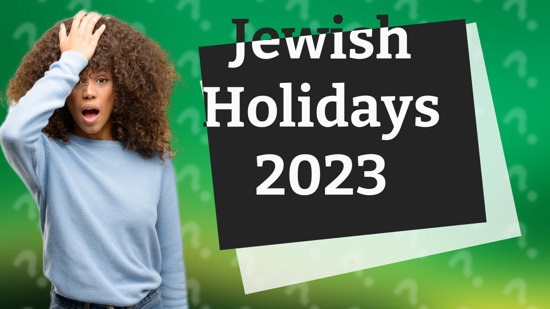 Jewish Holidays 2023