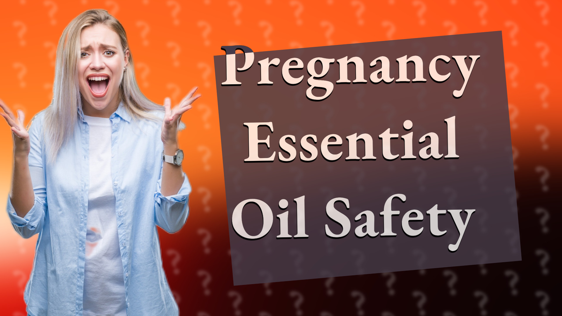 Pregnancy Essential Oil Safety