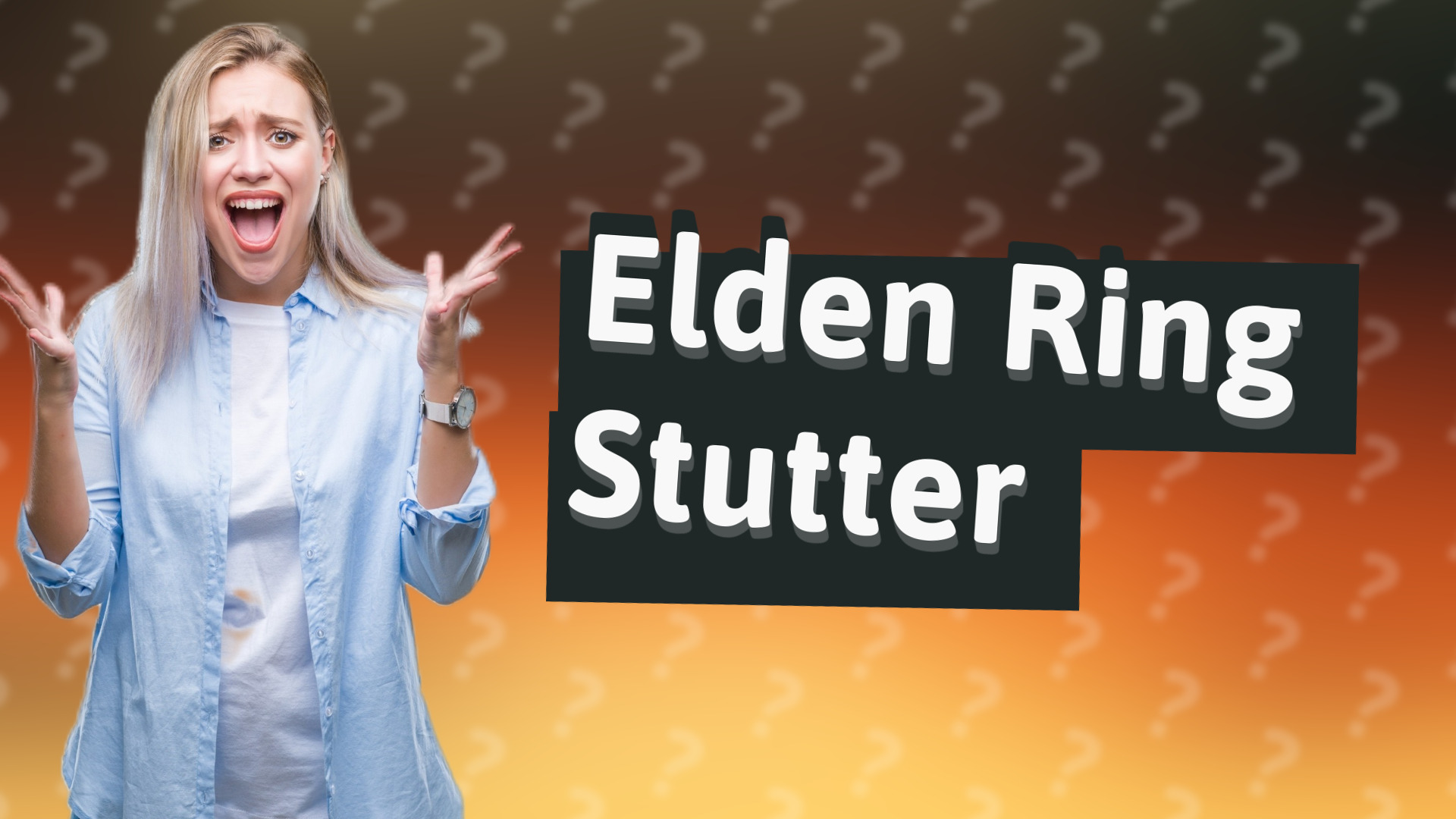 Elden Ring Stutter
