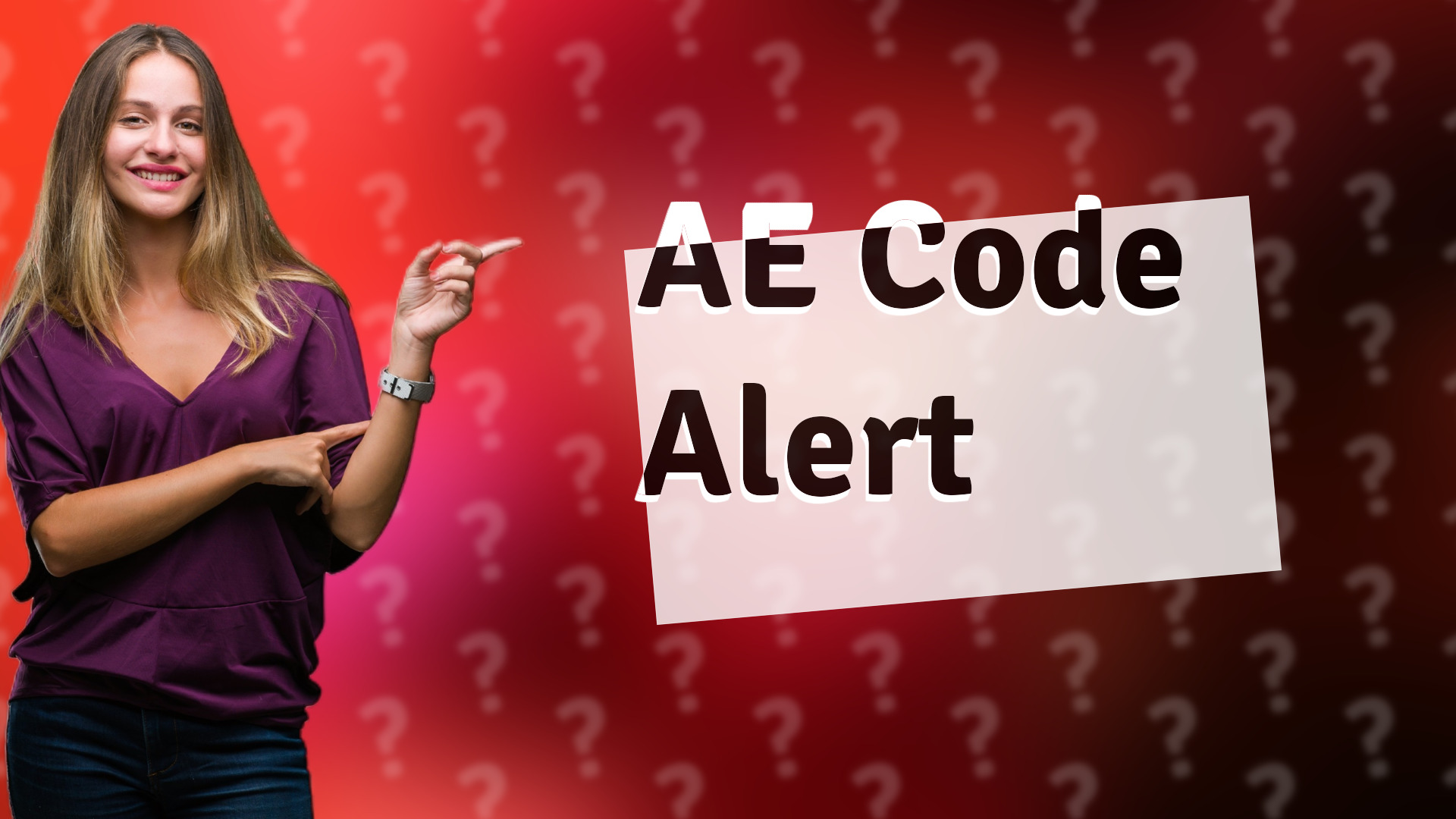 AE Code Alert