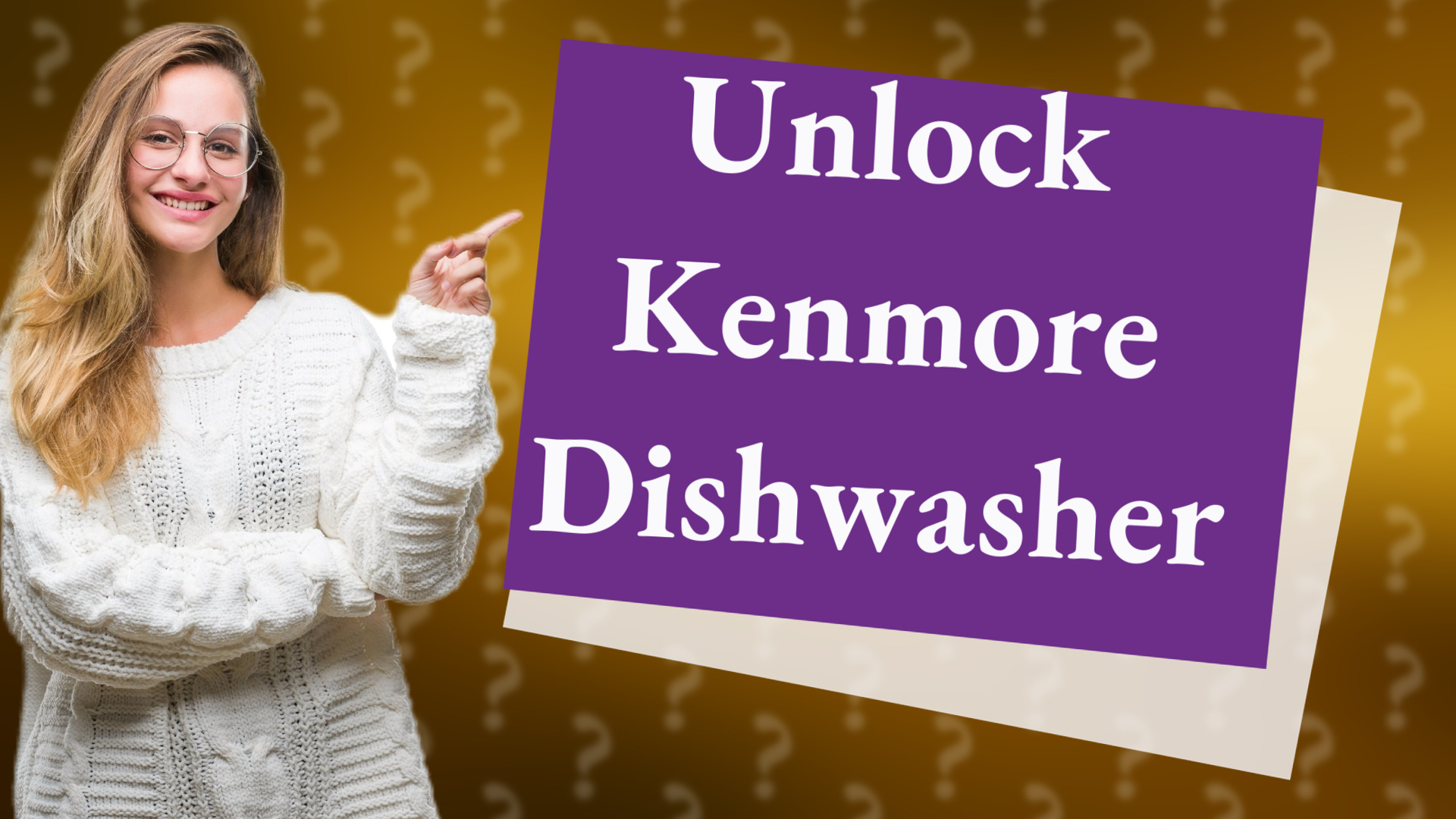 Unlock Kenmore Dishwasher