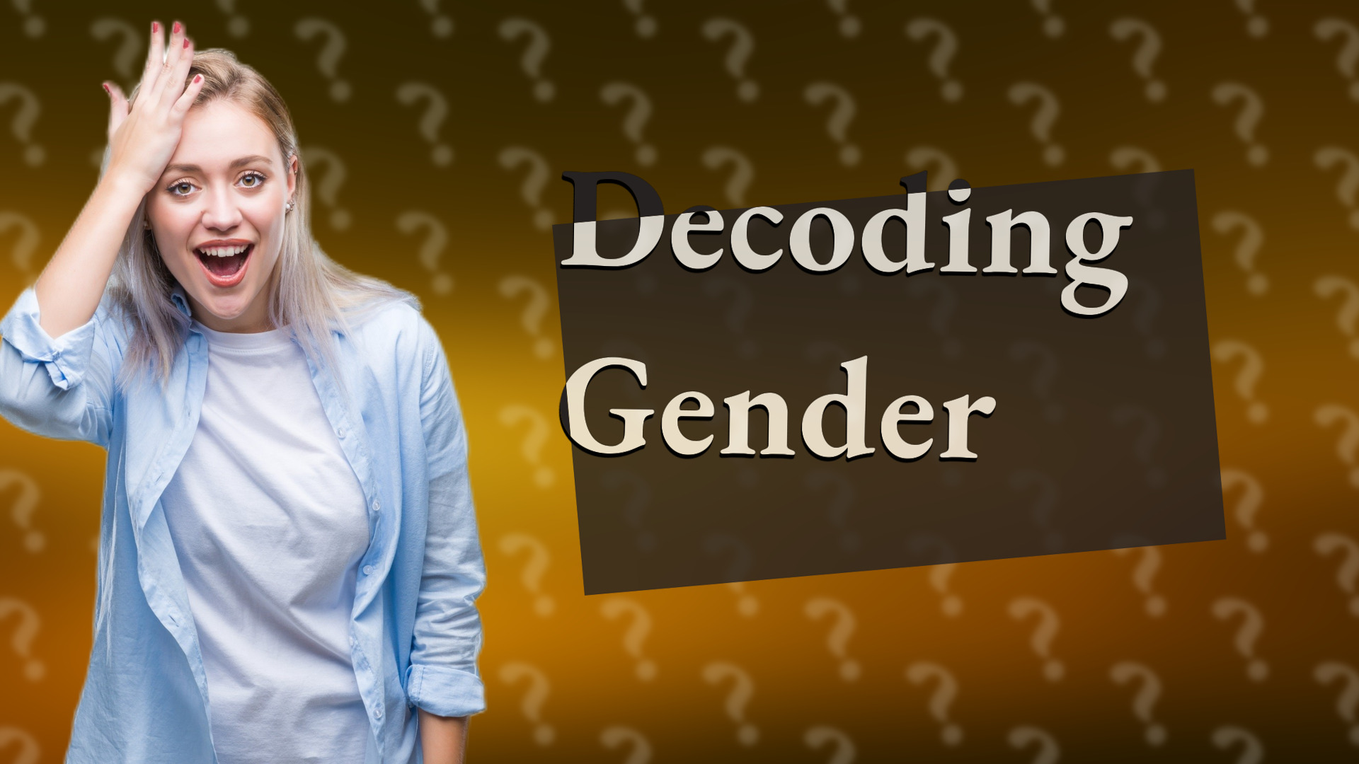 Decoding Gender