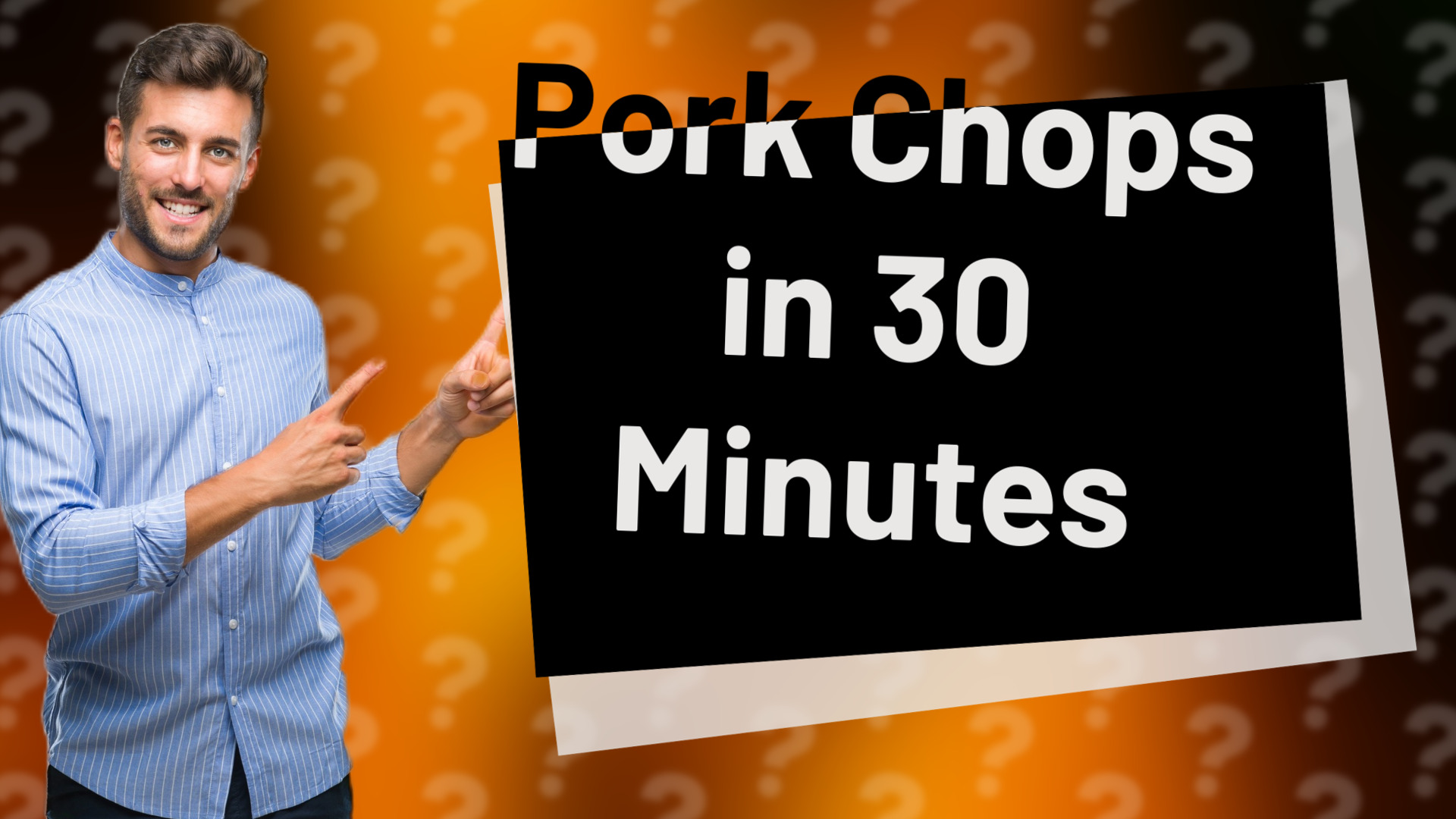 Pork Chops in 30 Minutes