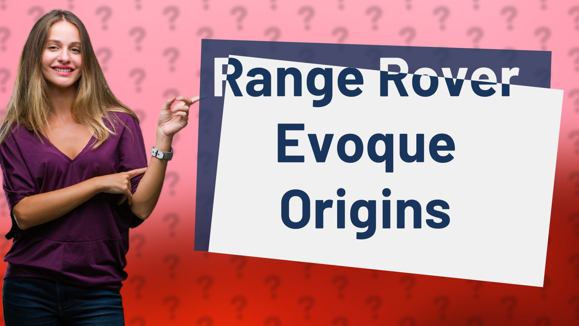 Range Rover Evoque Origins