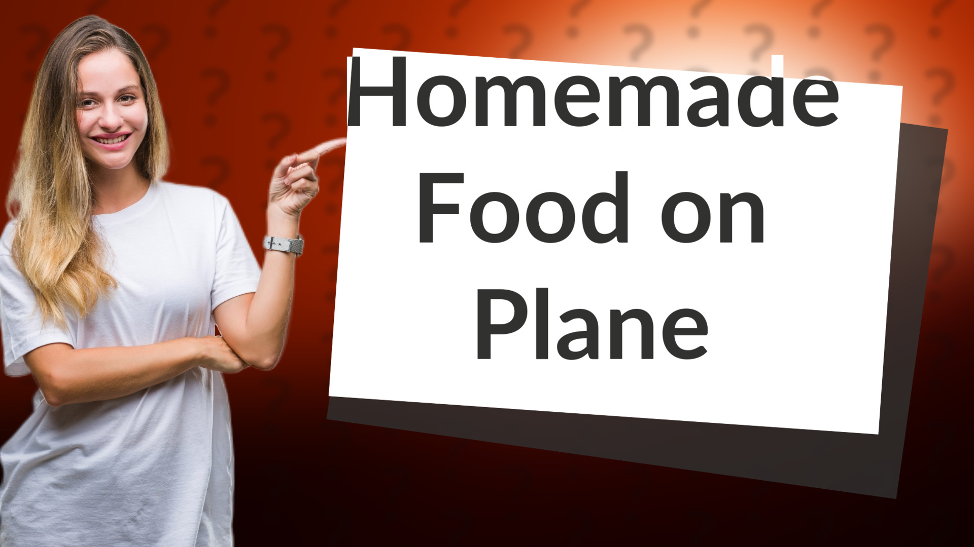 Homemade Food on Plane