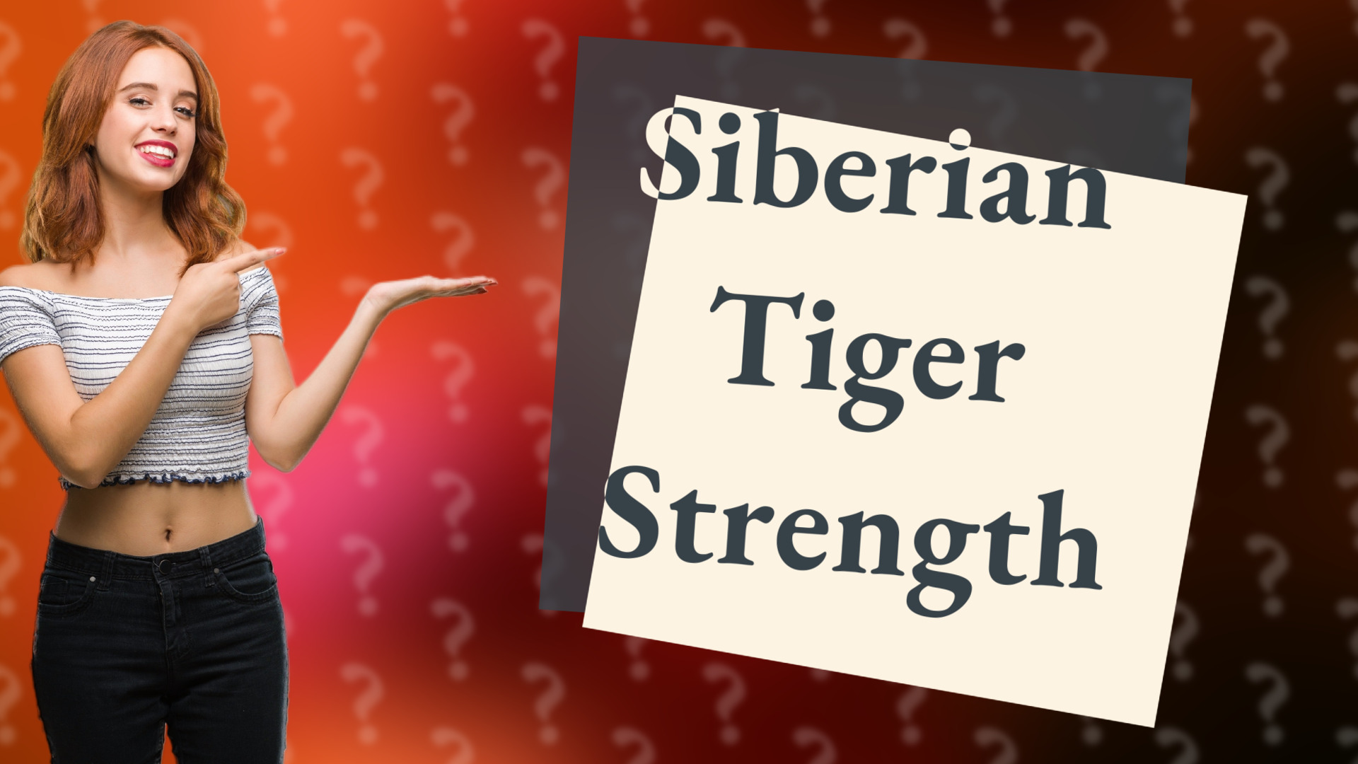Siberian Tiger Strength