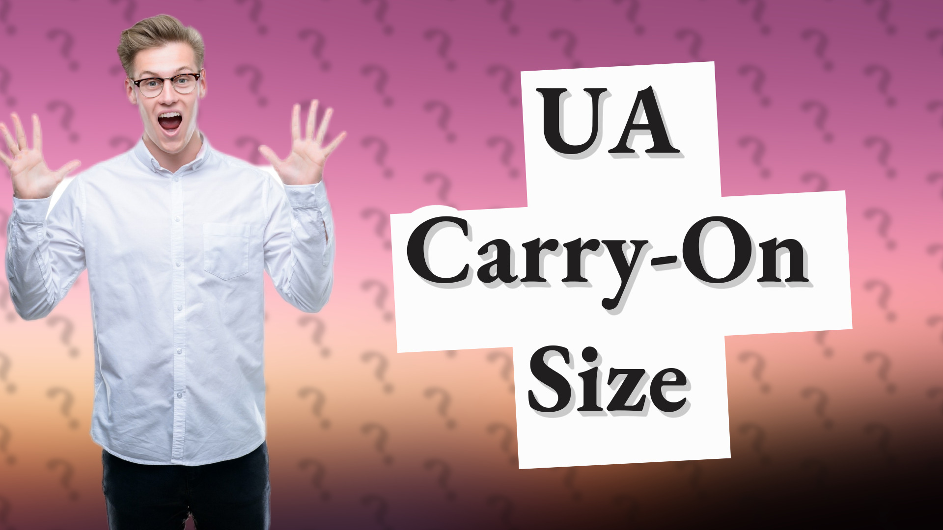UA Carry-On Size
