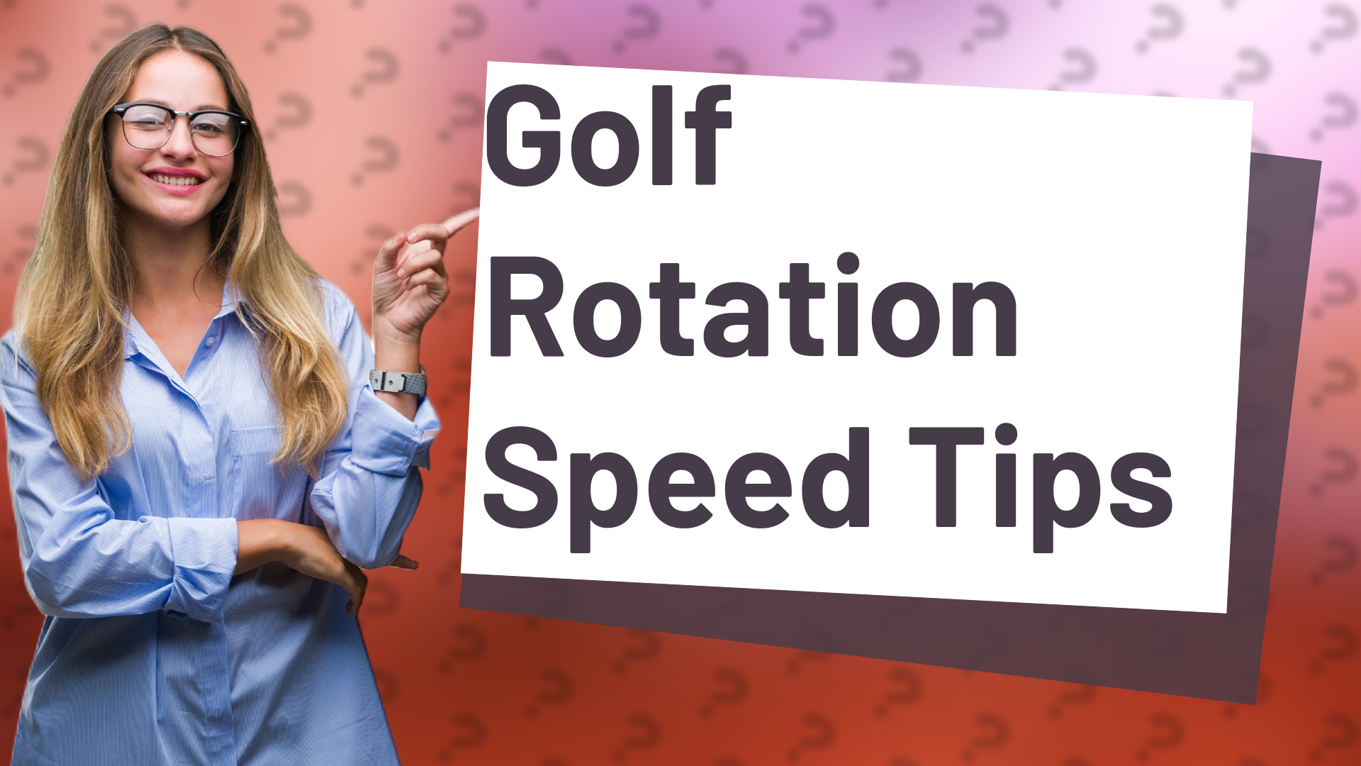 Golf Rotation Speed Tips