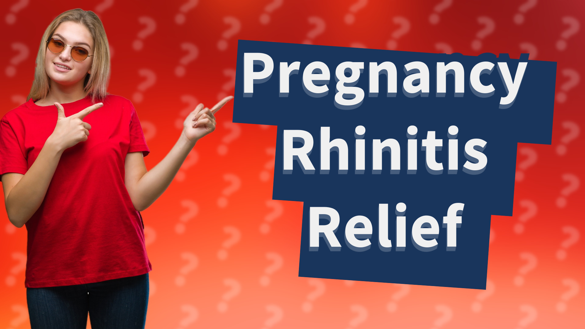 Pregnancy Rhinitis Relief