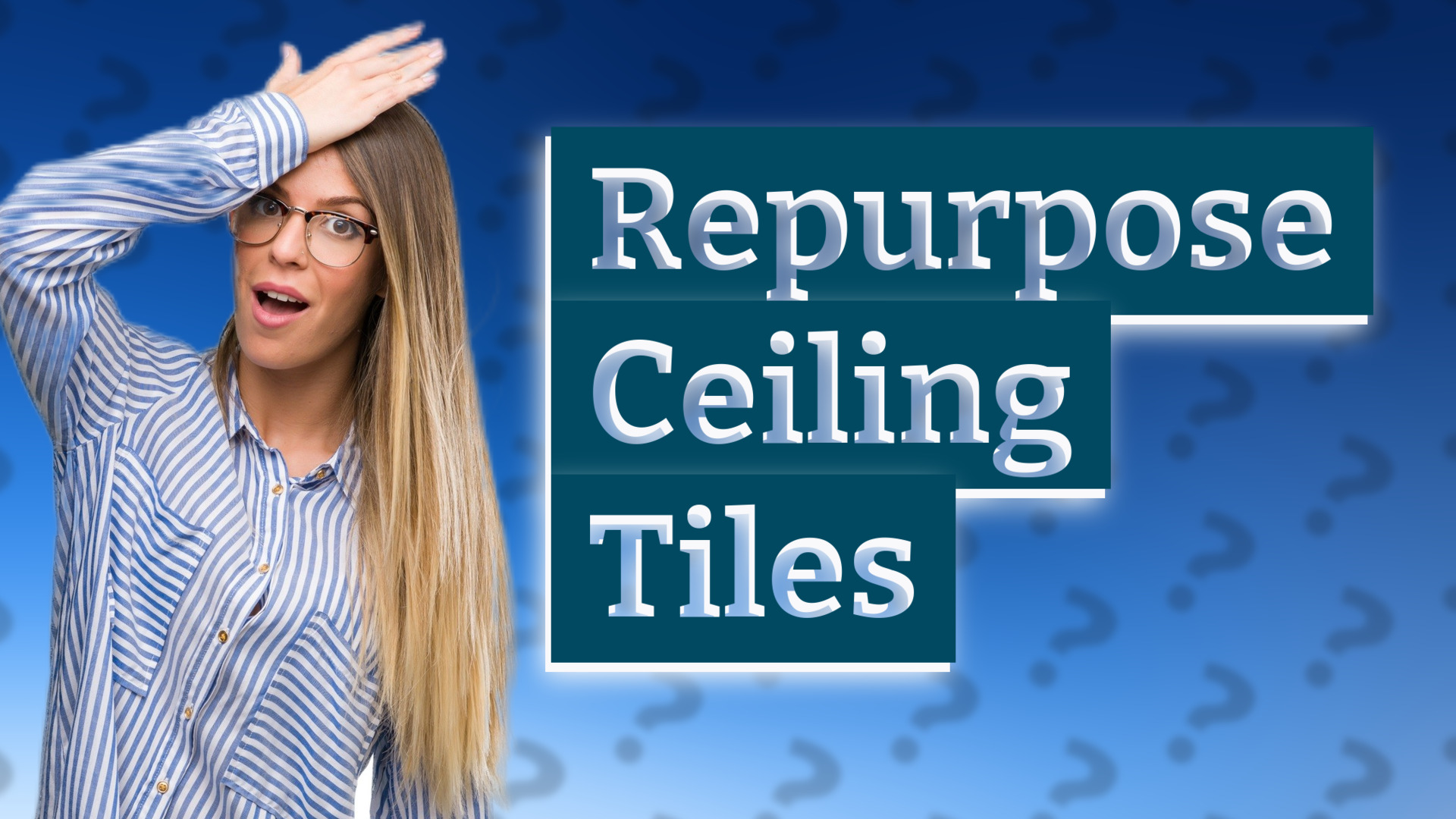 Repurpose Ceiling Tiles