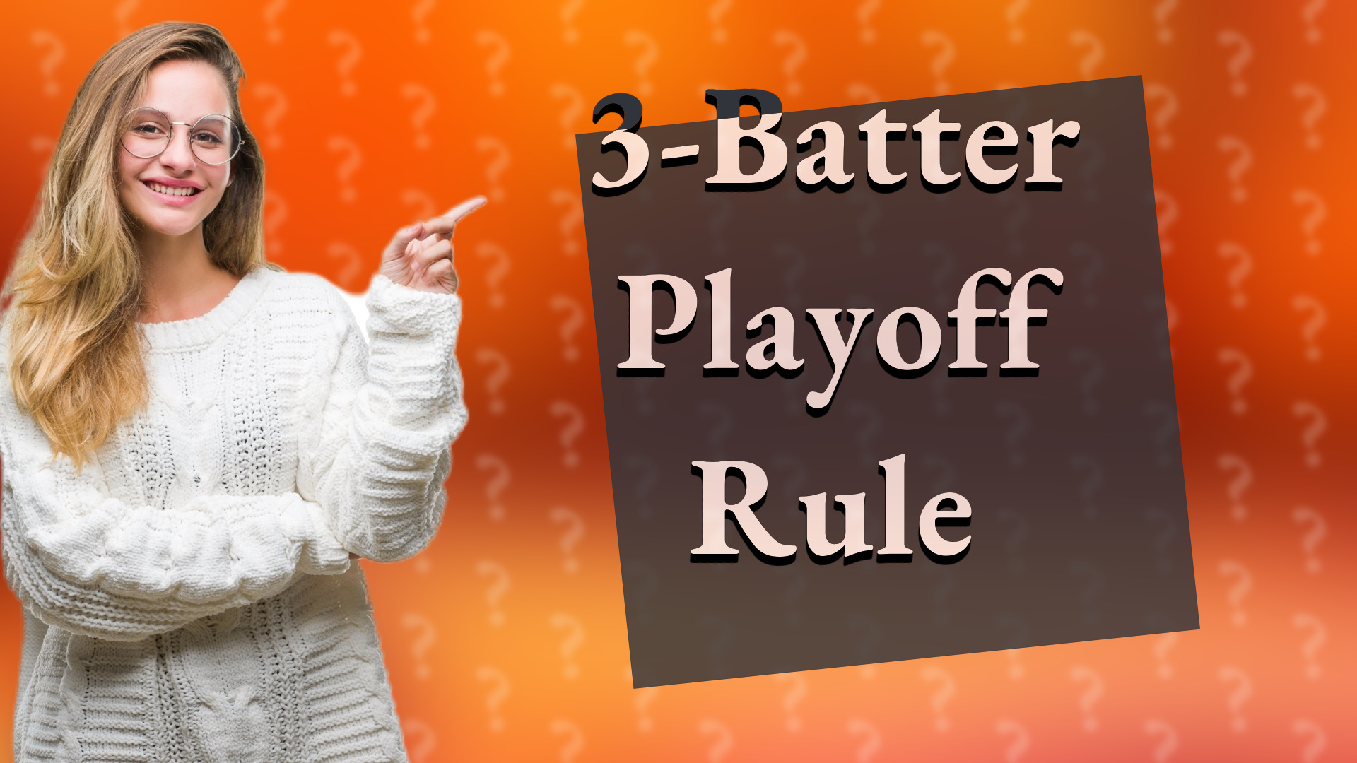 3-Batter Playoff Rule