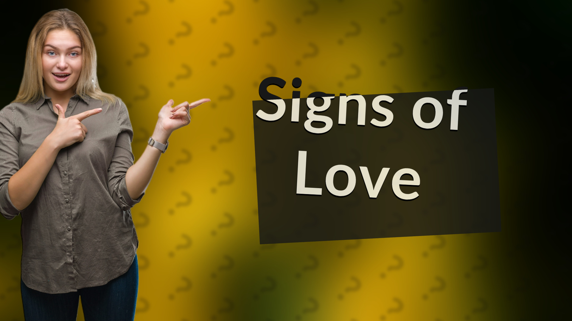 Signs of Love