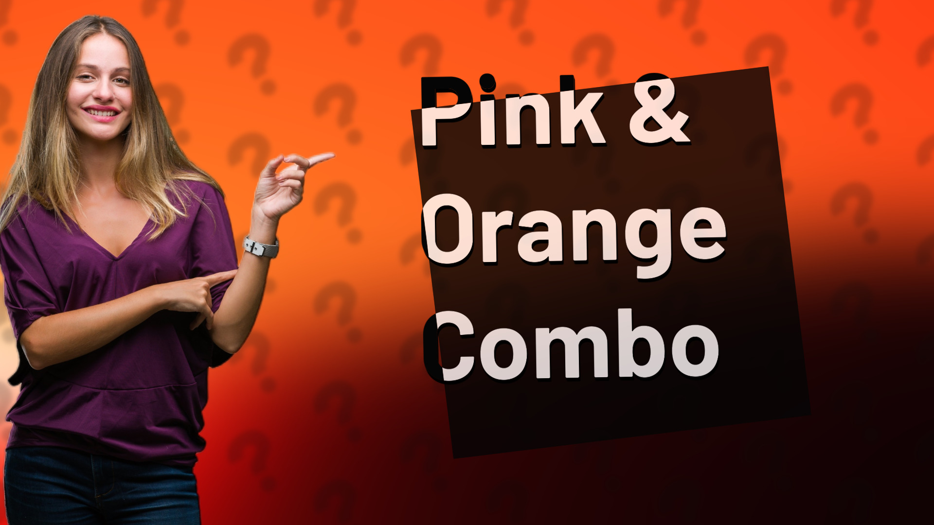 Pink & Orange Combo