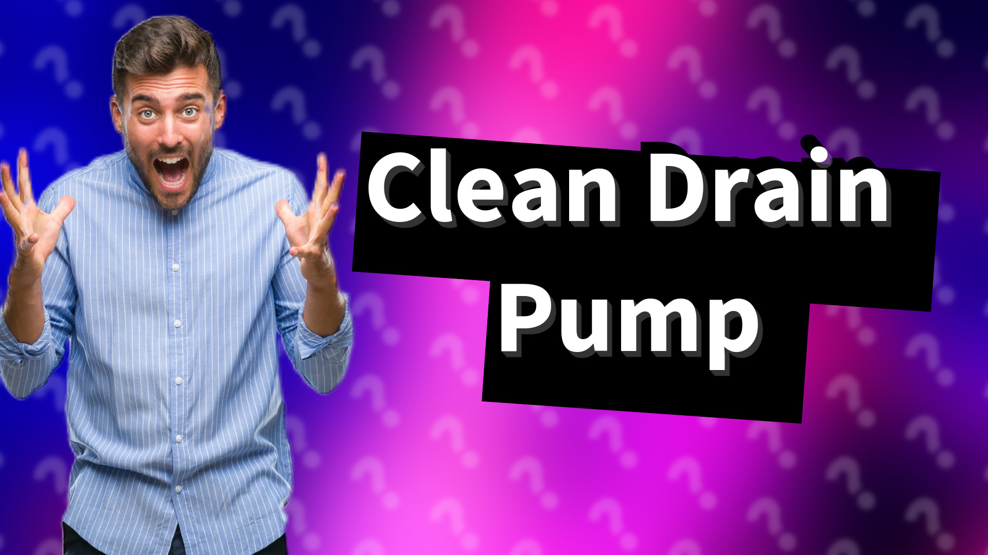 Clean Drain Pump