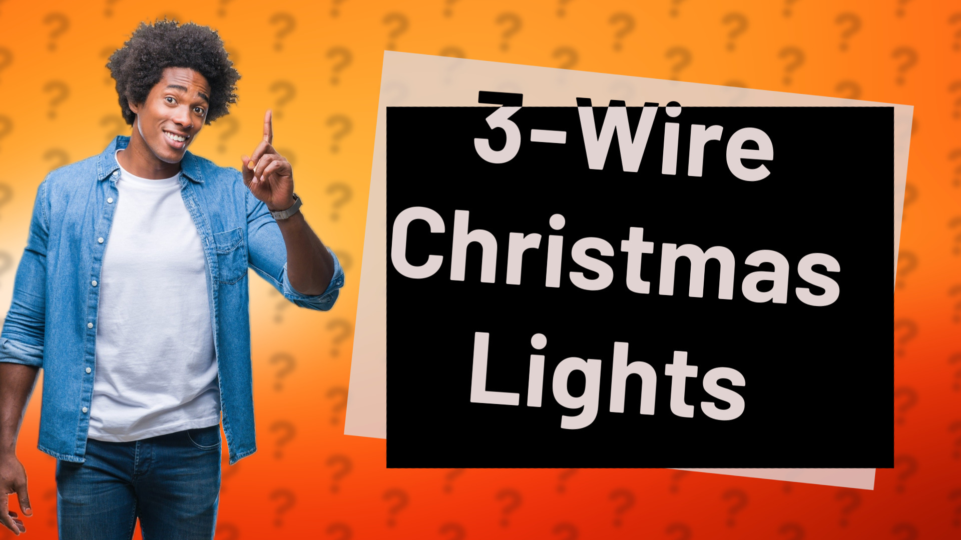 3-Wire Christmas Lights