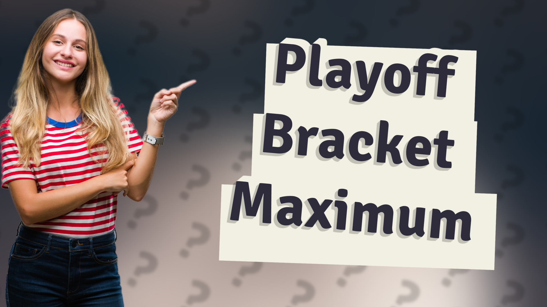 Playoff Bracket Maximum