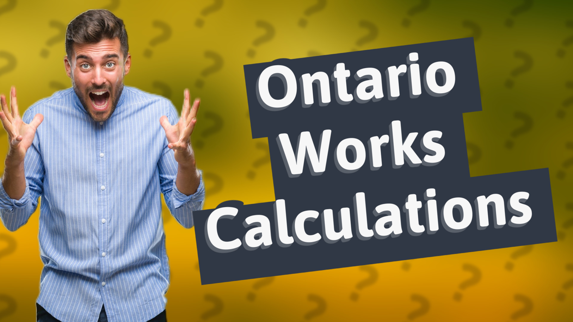 Ontario Works Calculations