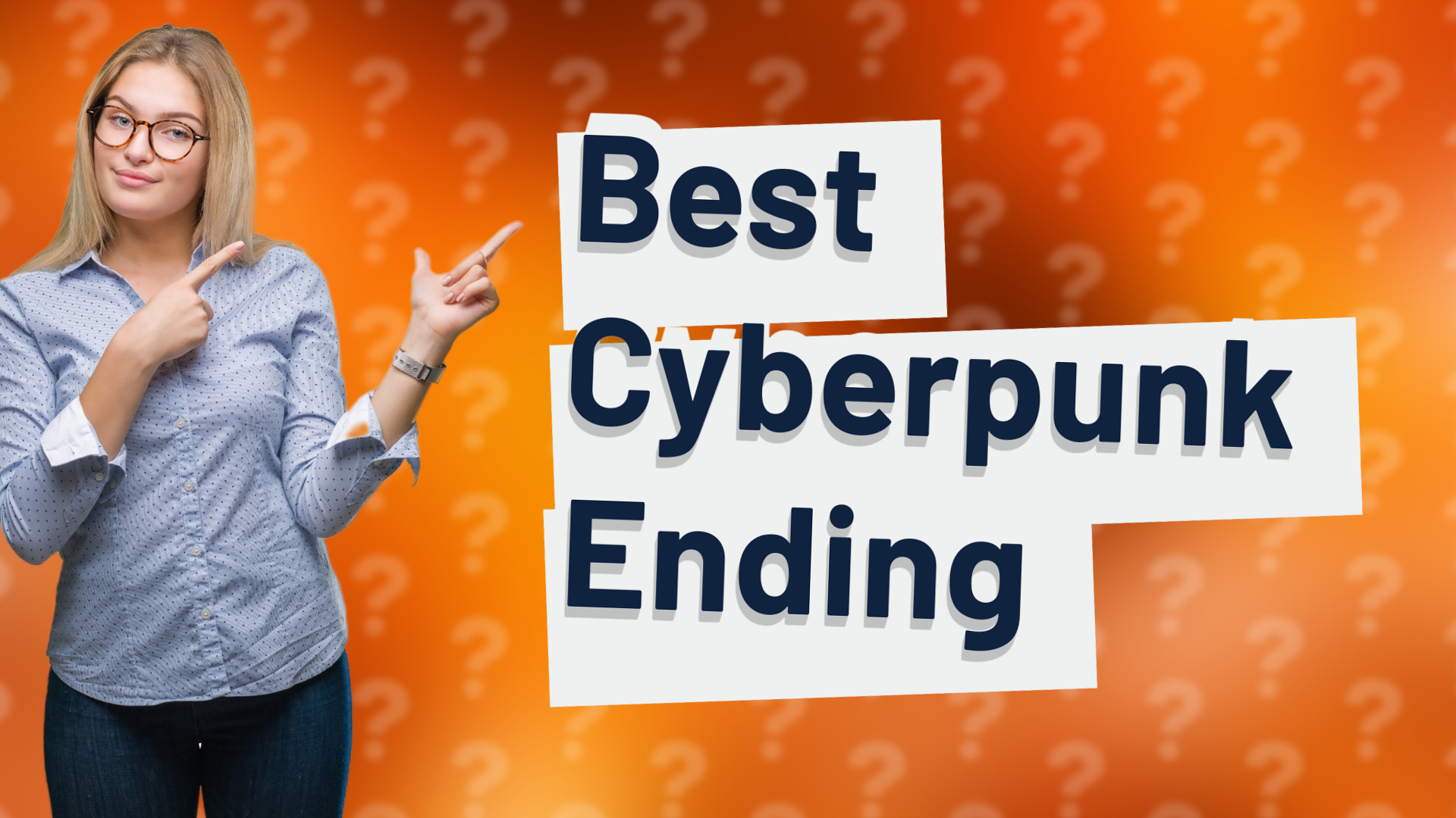 Best Cyberpunk Ending