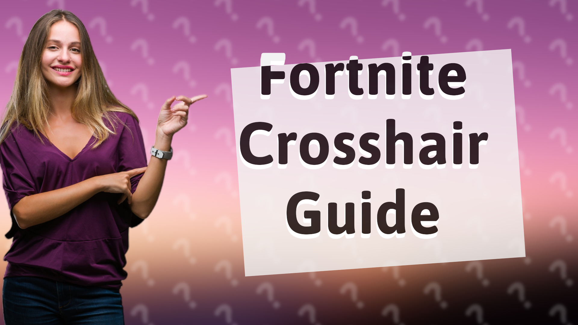 Fortnite Crosshair Guide