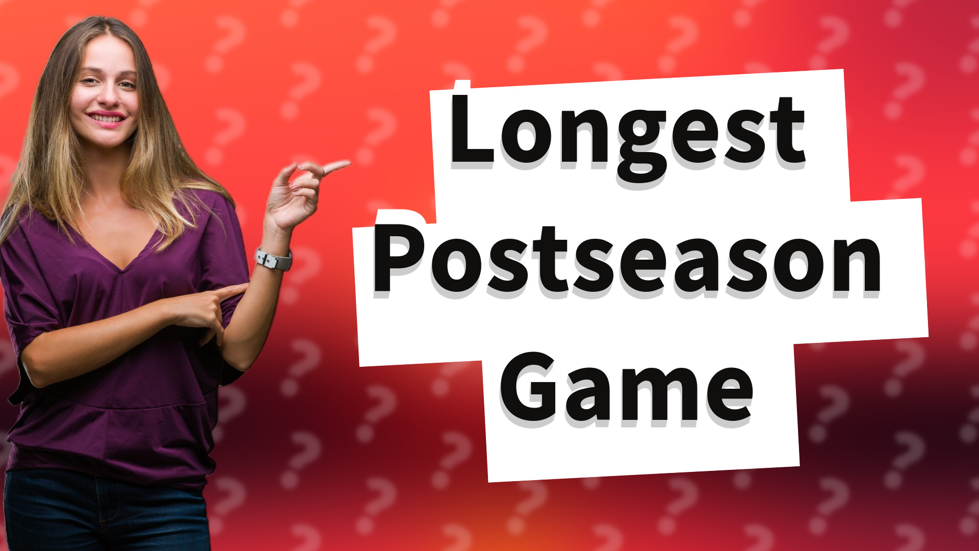 Longest Postseason Game