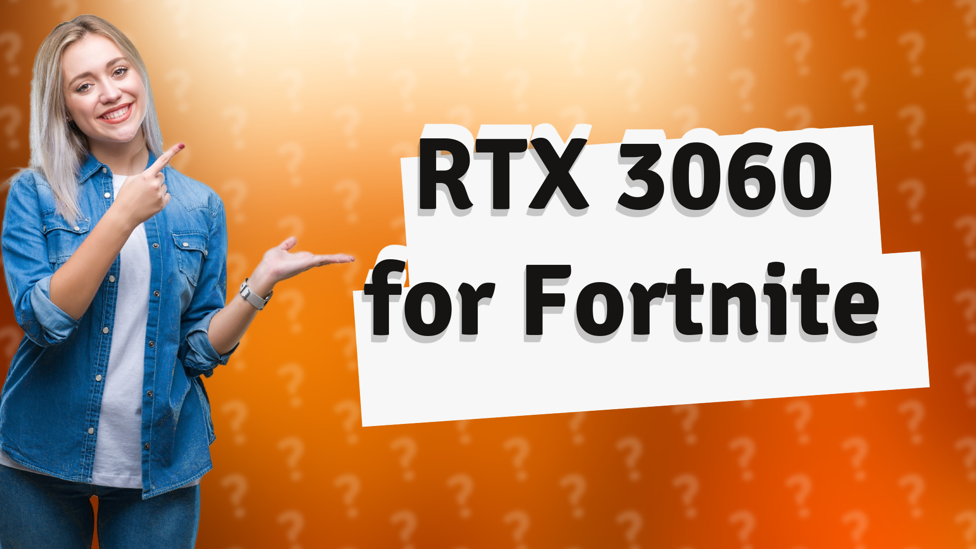 RTX 3060 for Fortnite