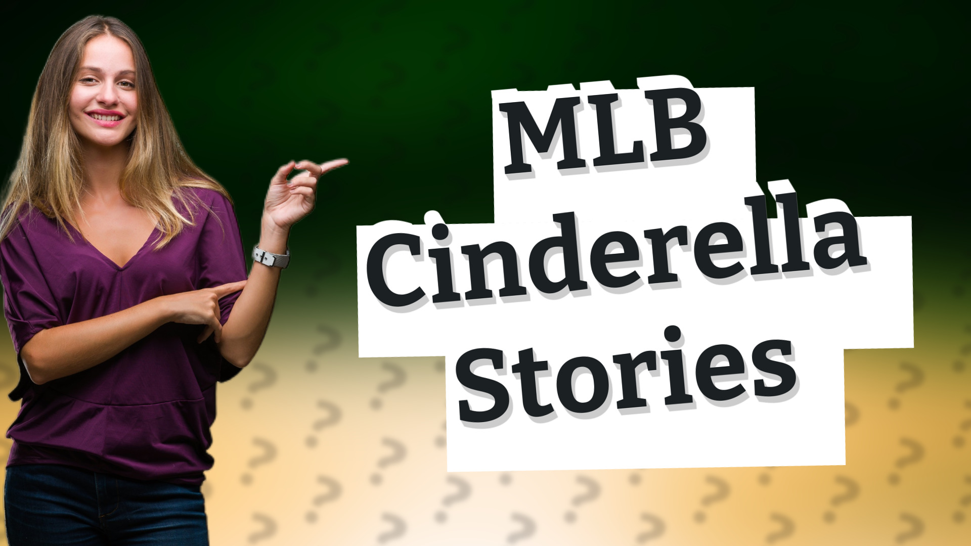 MLB Cinderella Stories