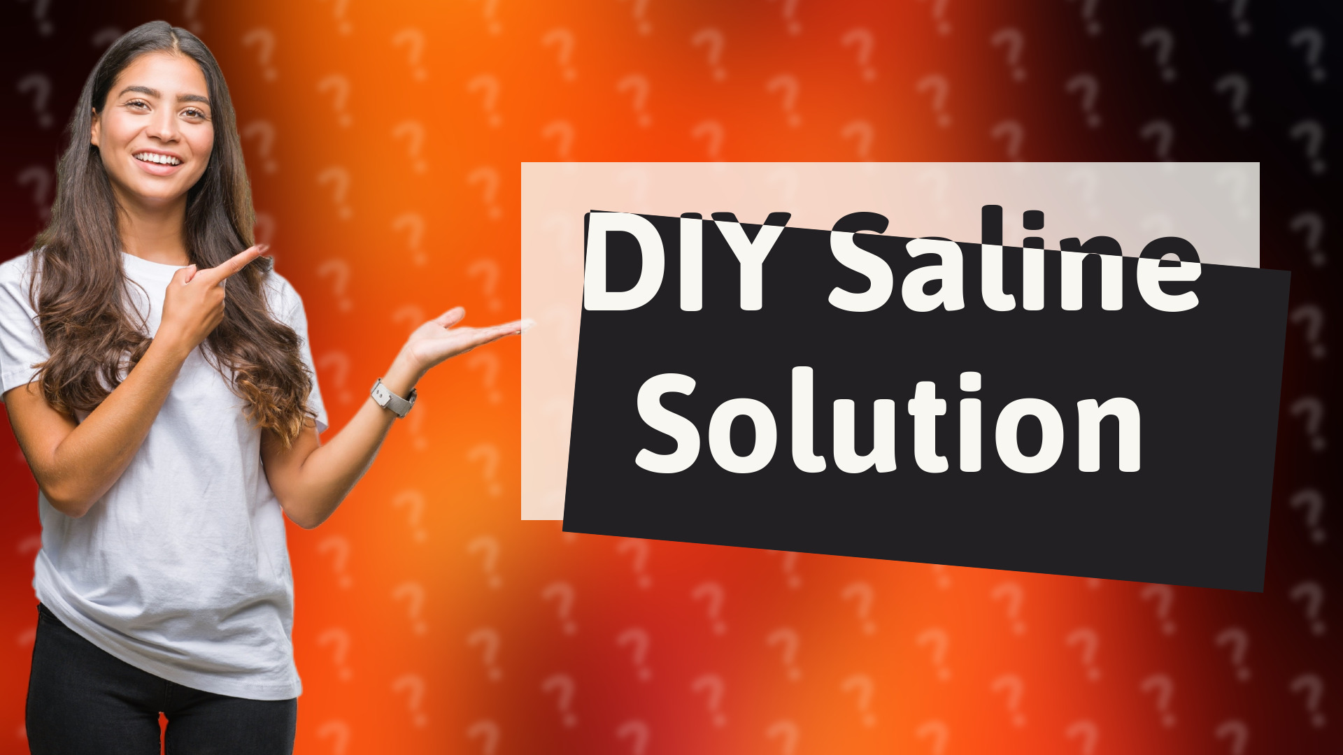 DIY Saline Solution