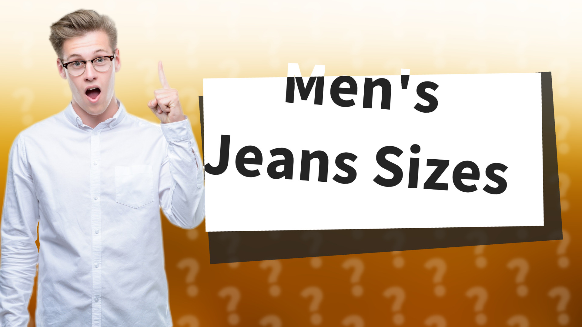 Men's Jeans Sizes