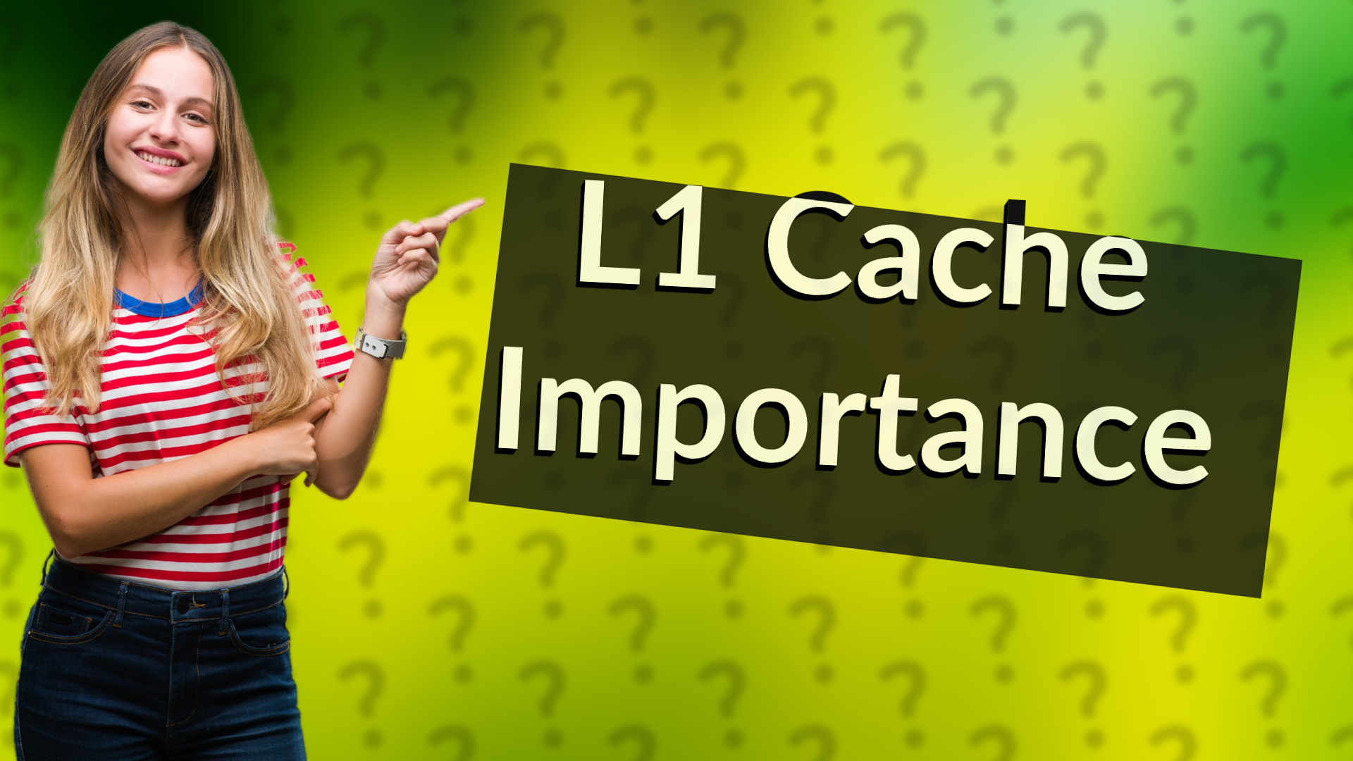L1 Cache Importance