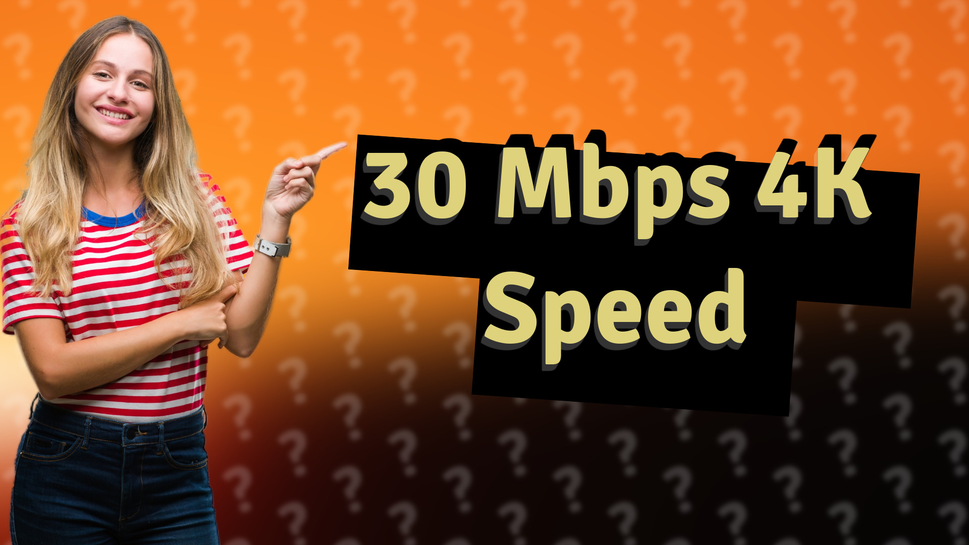 30 Mbps 4K Speed