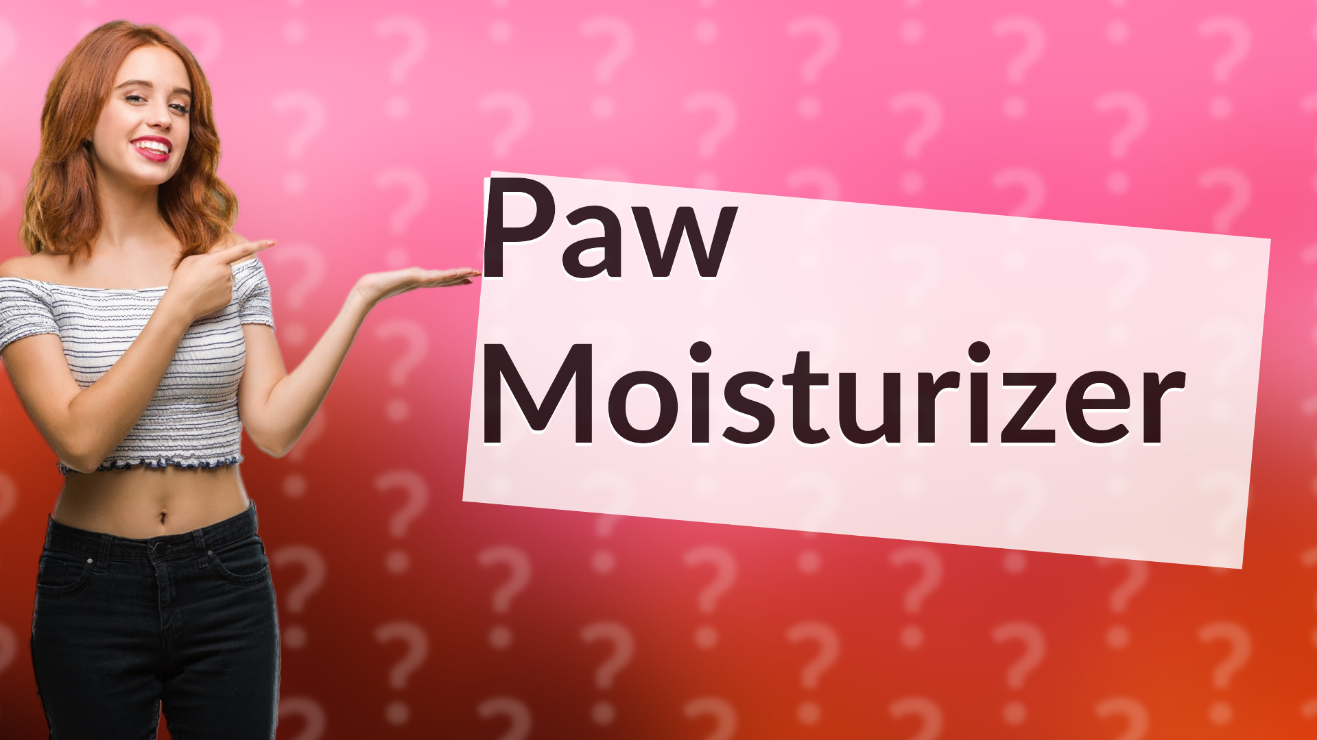 Paw Moisturizer
