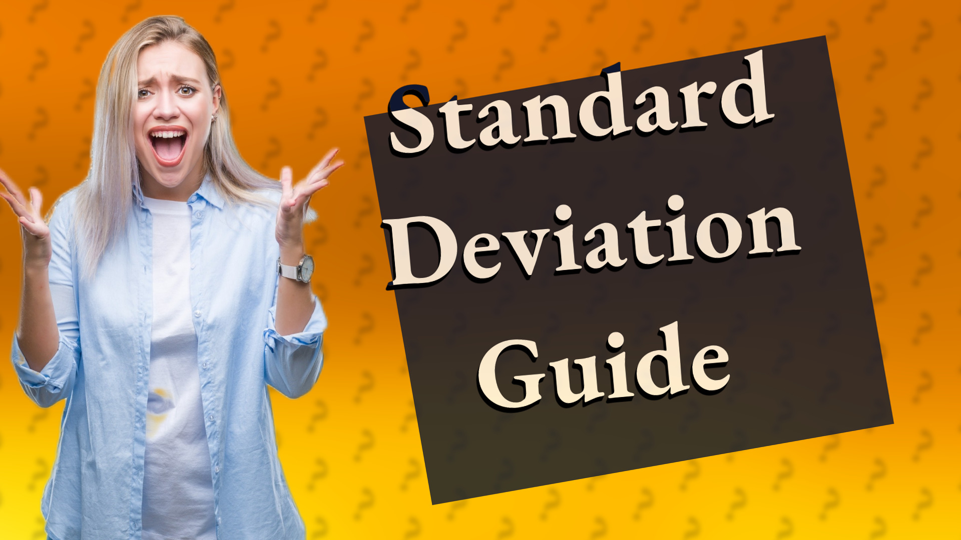 Standard Deviation Guide