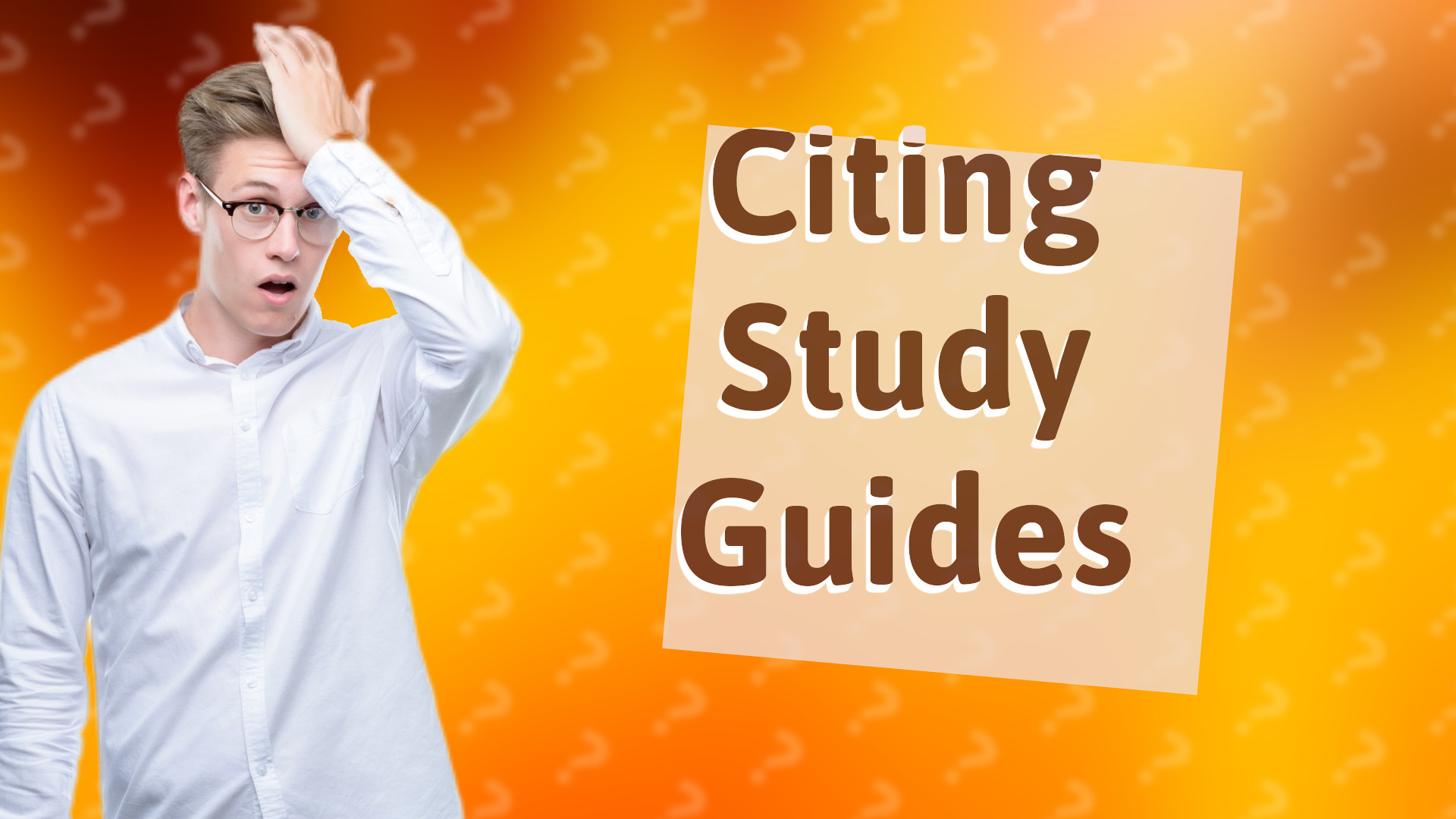 Citing Study Guides