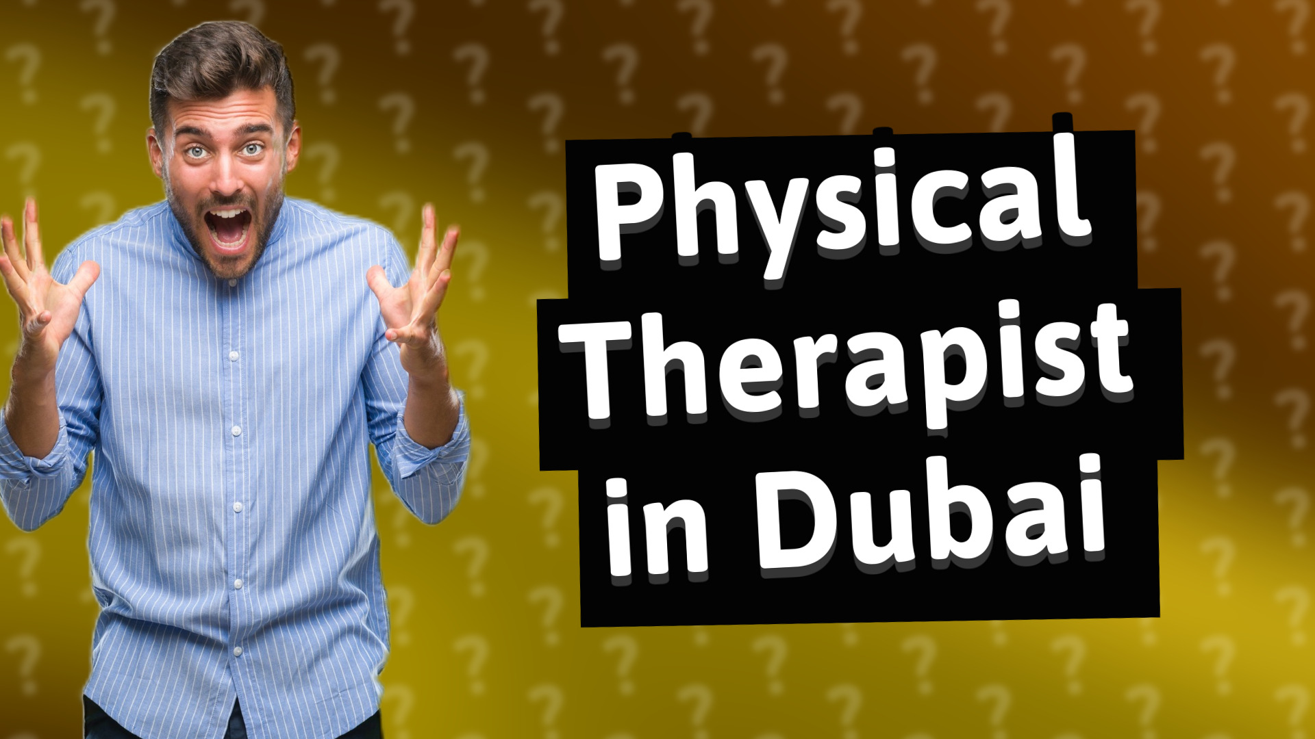 Physical Therapist in Dubai