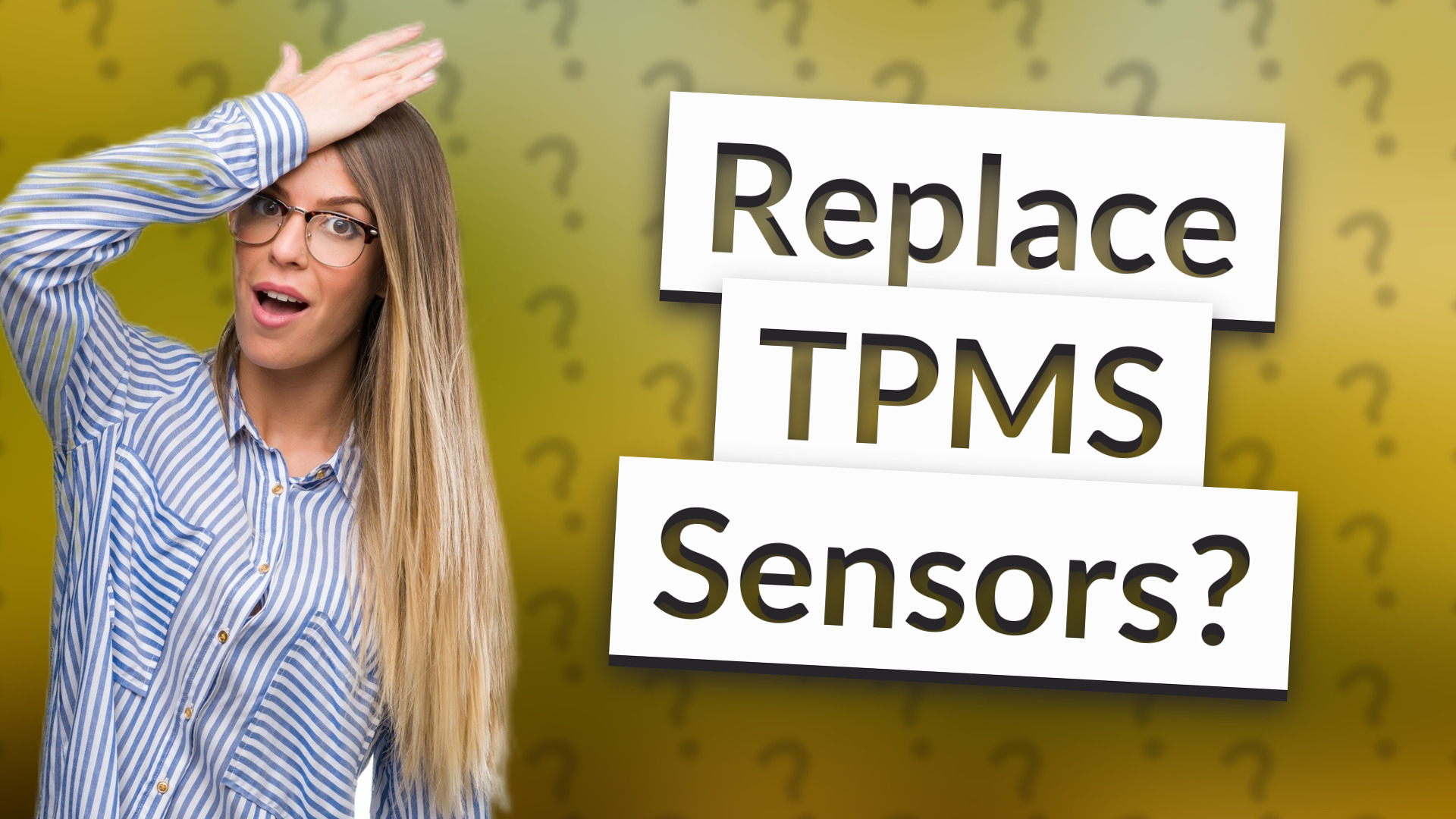 Replace TPMS Sensors?