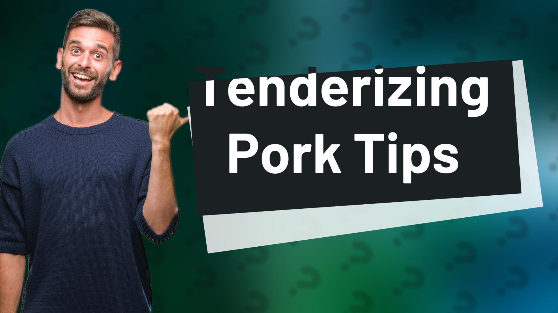 Tenderizing Pork Tips