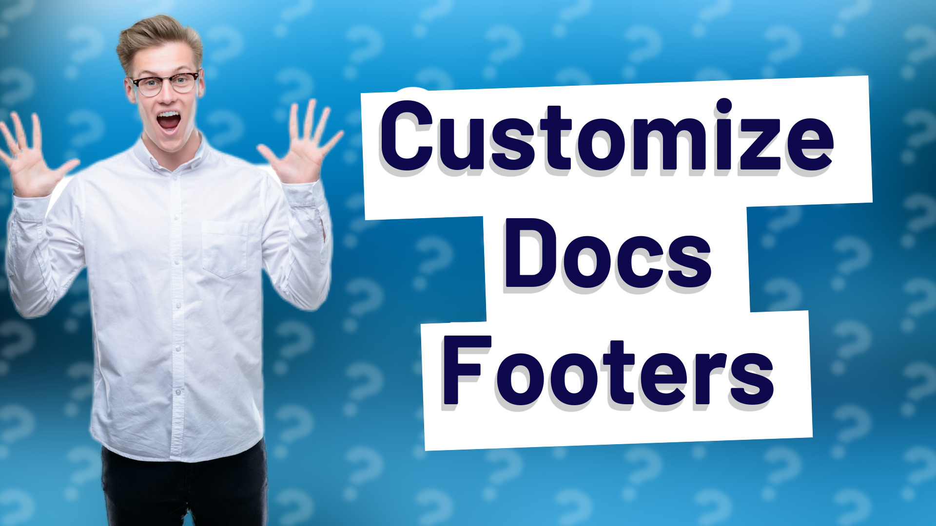 Customize Docs Footers
