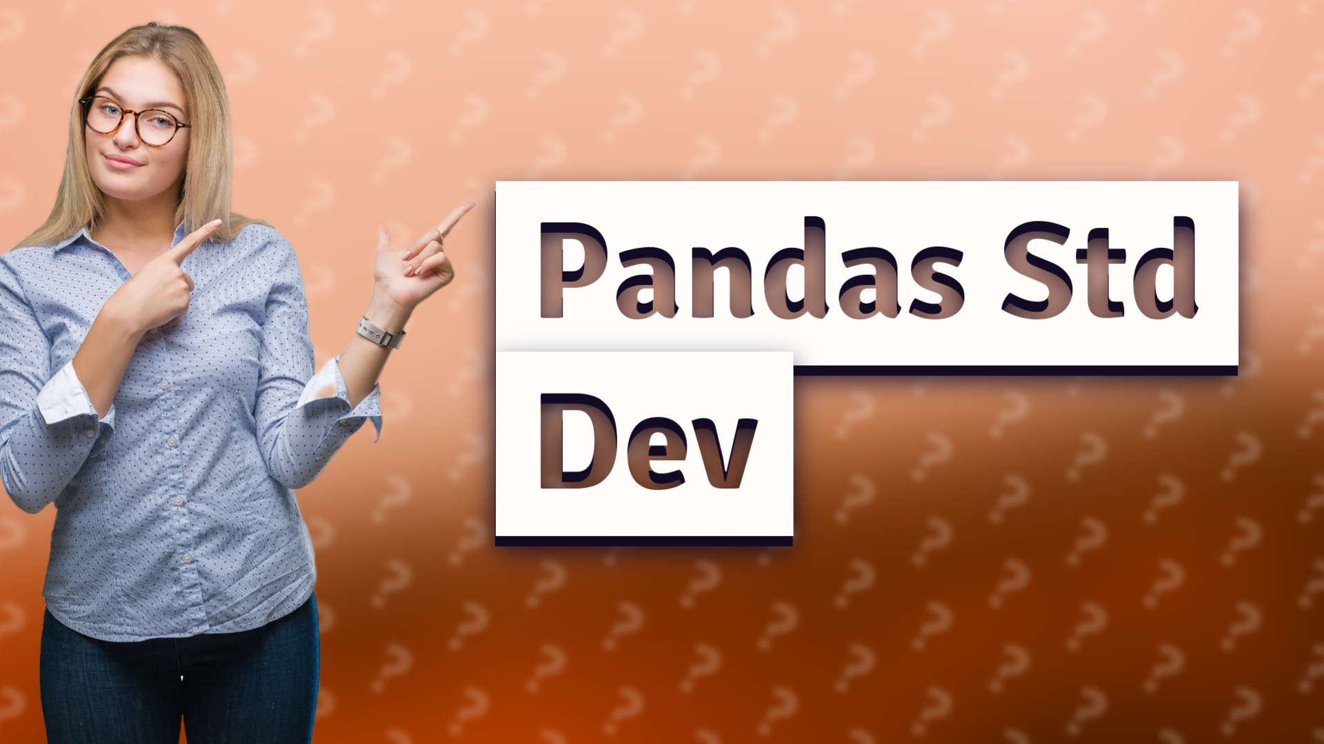 Pandas Std Dev
