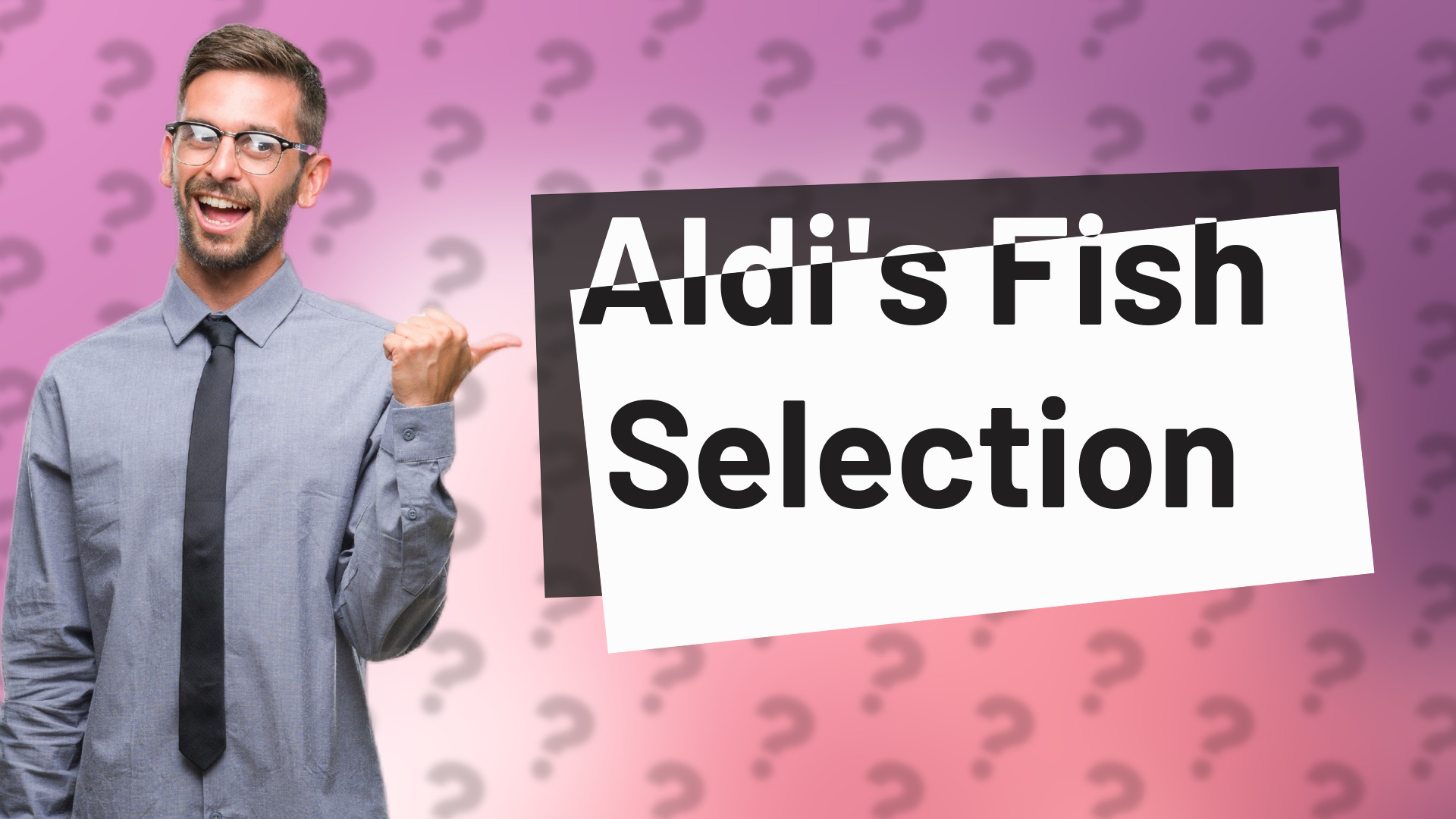 Aldi's Fish Selection