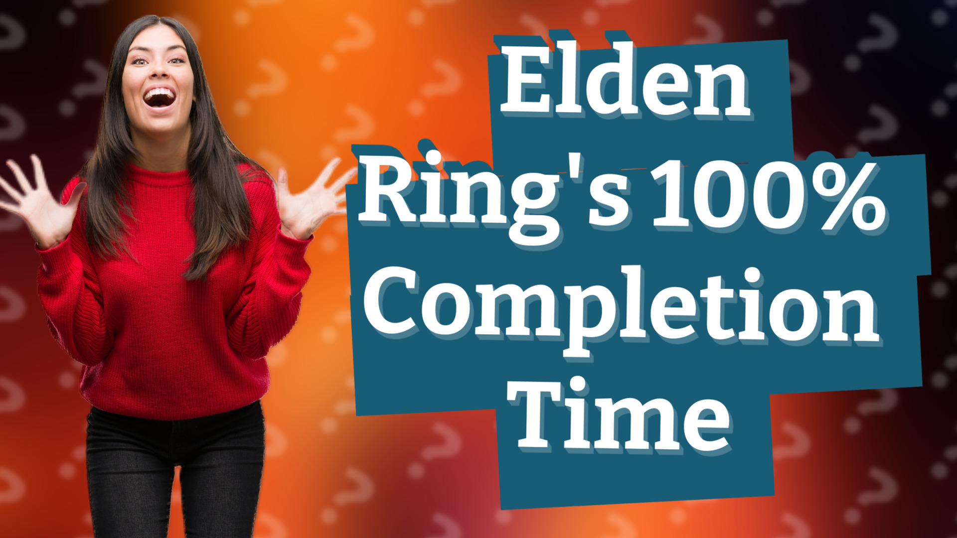Elden Ring's 100% Completion Time
