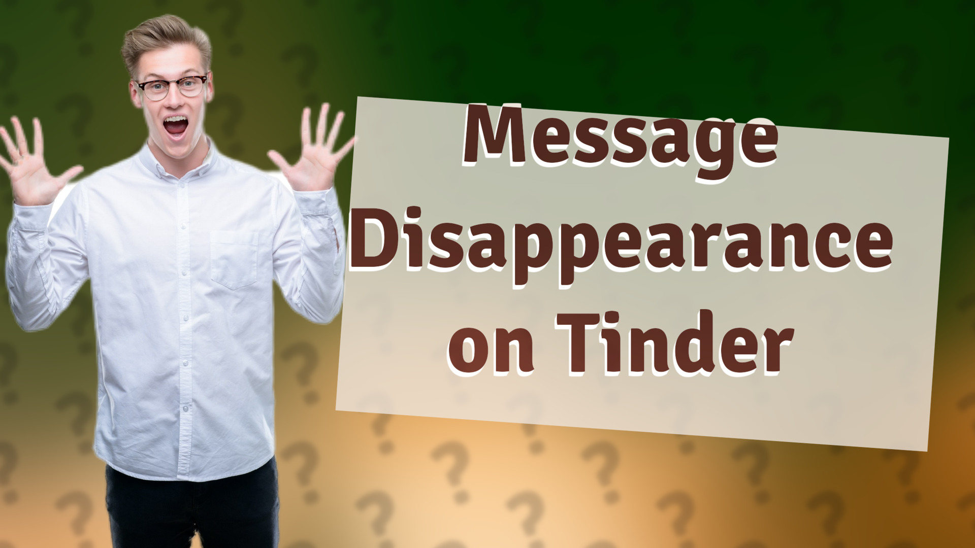 Message Disappearance on Tinder