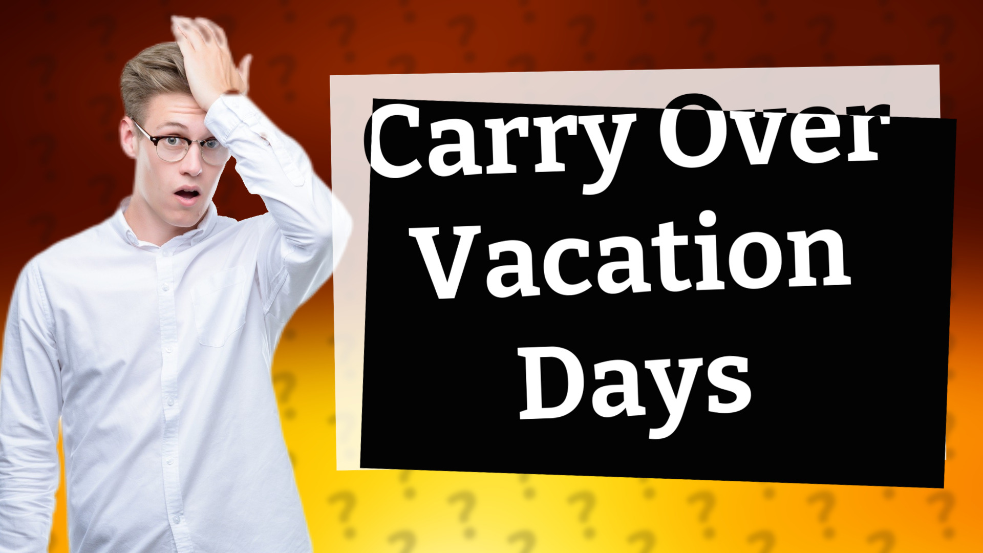 Carry Over Vacation Days