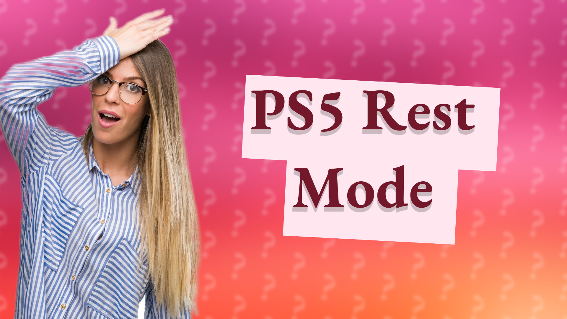 PS5 Rest Mode