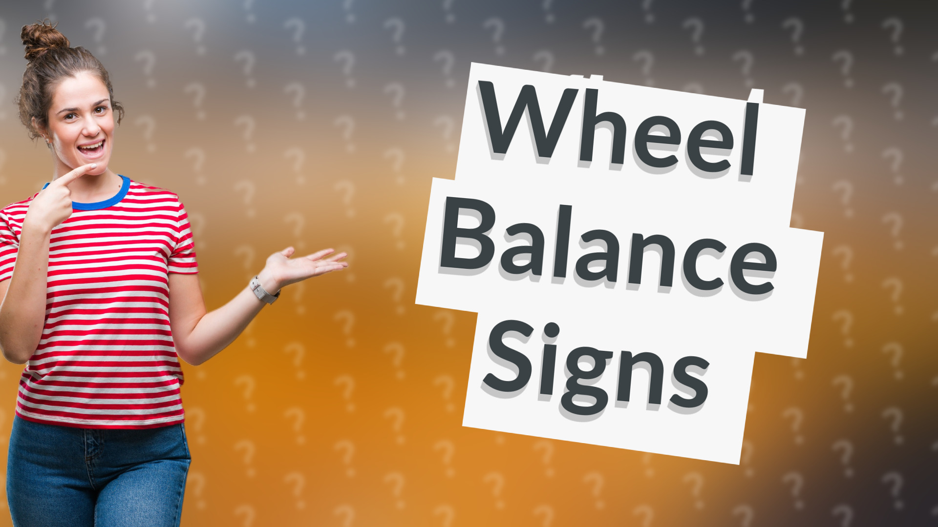 Wheel Balance Signs