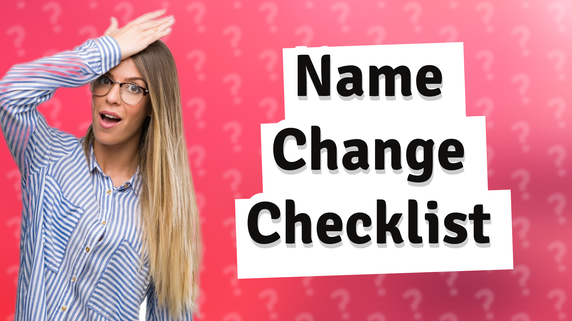 Name Change Checklist