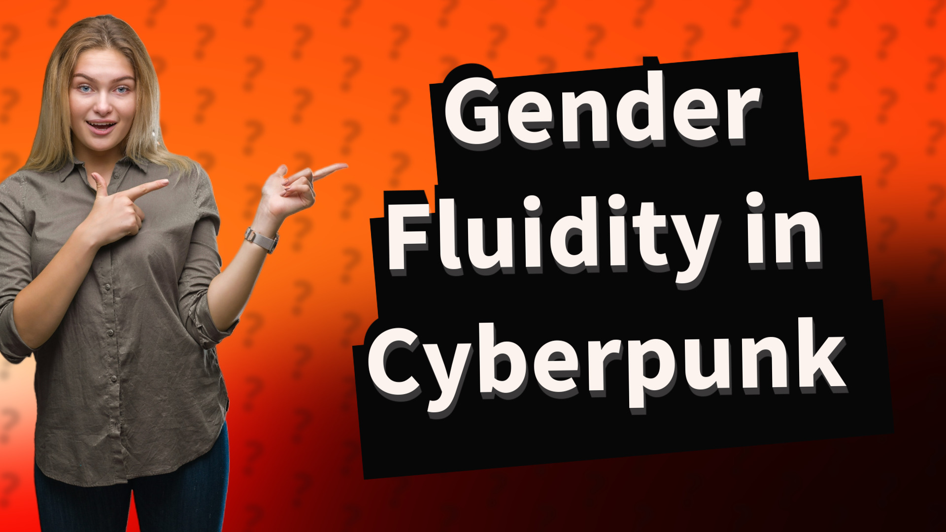 Gender Fluidity in Cyberpunk